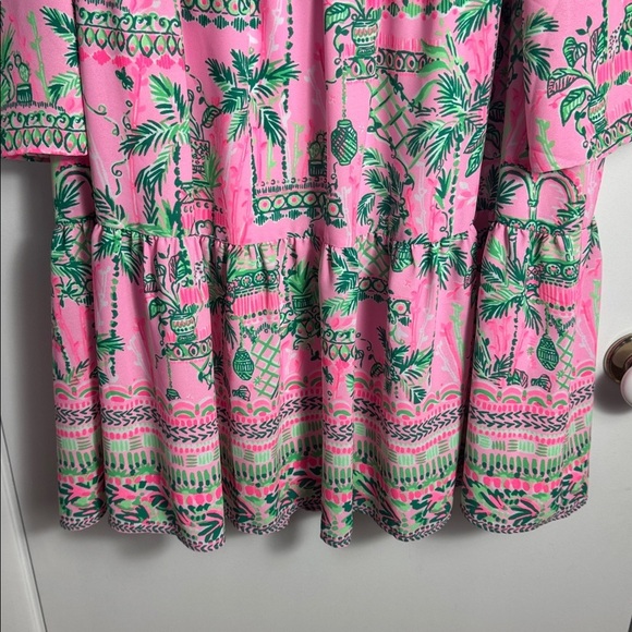 Lilly Pulitzer Martine Lileeze Dress Mandevilla Baby Always Worth It Size Small - Picture 5 of 10
